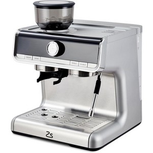 Espresso Machine With Grinder, 20 Bar Semi-Automatic,With Milk Frother Steamer Wand Cappuccino Latte, 95 OZ Water Tank, PID Temperature Control - 1 of 4