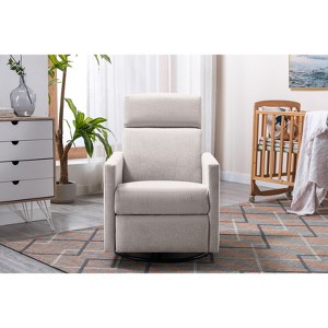 NicBex Recliner Chair Rocking Chair Modern Glider Swivel Chair Living Room Chair Lounge Chair for Reading Room, Bedroom - 1 of 4