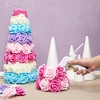 Bright Creations 18 Pack Foam Cones for Crafts, 5 Assorted Sizes for Trees, Holiday Decorations, Handmade Gnomes (White, 4.3-12") - 3 of 4