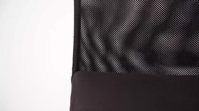 Modern Swivel Mesh Task Chair with Armless Design in Black