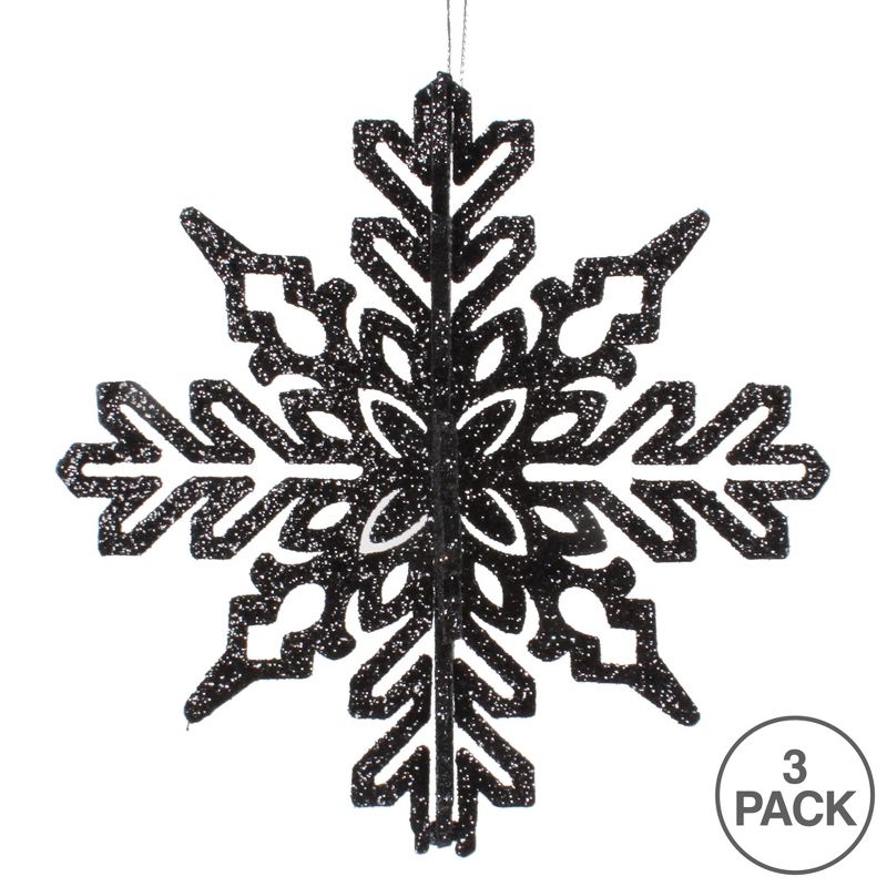Vickerman 3D Snowflake Ornament, 3 of 4