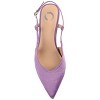 Journee Collection Womens Knightly Medium and Wide Width Sling Back Mid Stiletto Pointed Toe Pumps - 4 of 4