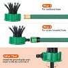 iMountek"360° Flexible Lawn Sprinkler with 12 Tubes for Efficient Garden Irrigation & Watering System"Green&Black - 2 of 4