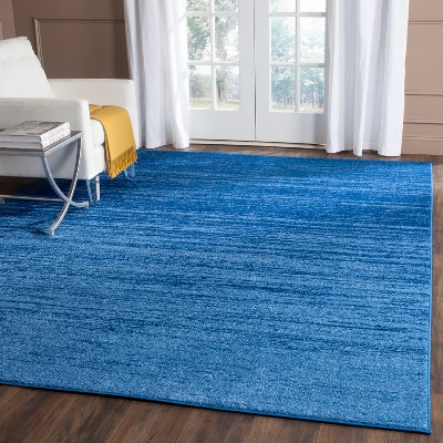 Adirondack 6' x 9' Black and Grey Hand-knotted Synthetic Rug