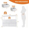Kumasinova 5 Drawers Dresser for Bedroom,Chest of Drawers with Metal Frame and 2 Open Shelves,Storage Tower for Kid Room,Closet,Entryway,Nursery - 3 of 4