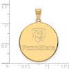 Black Bow Jewelry 14k Yellow Gold Penn State Nittany Lions NCAA Extra Large Pendant - 2 of 3