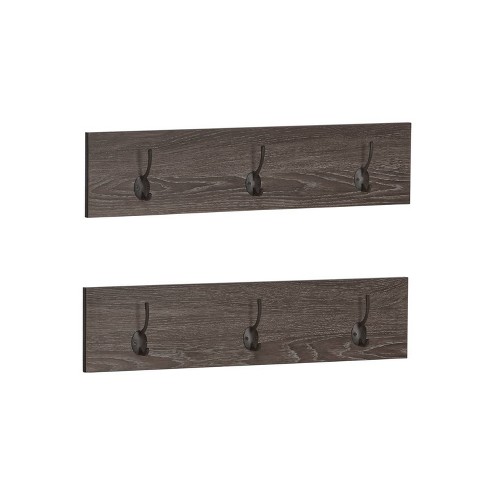 36 Classic Metal Wall Hook Rack Black Finish - Hearth & Hand™ With  Magnolia : Target