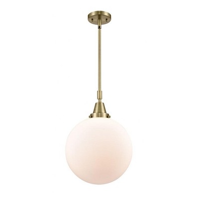 Beacon - 1 Light Stem Hung Mini Pendant In Industrial Style-16.13 Inches Tall and 12 Inches Wide