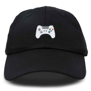 Dalix Game Controller Embroidered Mens Womens Cotton Dad Hat Baseball Cap Adjustable - 1 of 4