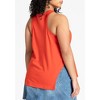 ELOQUII Women's Plus Size Scooped Hem Tank Top - 3 of 4