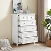 Racxily 6-Drawer Dresser, Farmhouse Storage Cabinet for Living Room & Closet. - 4 of 4