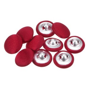 Unique Bargains Round Fabric Cloth Covered Sewing Buttons for Suits Dress 10 Pcs - 1 of 4