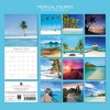 2026 Square Wall Calendar, Tropical Escapes, 16-Month Natural World Theme with 180 Reminder Stickers (12x12 In) - 4 of 4