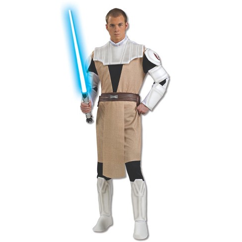 Star Wars Clone Wars Deluxe Obi-wan Kenobi Men's Costume : Target