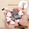 Unique Bargains Heart Shape Marble Tablecloth Weights with Metal Clip 24 Pcs - 4 of 4