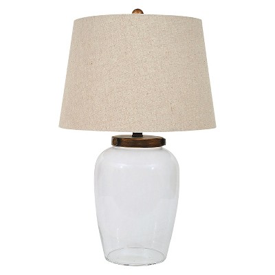 target glass table lamp