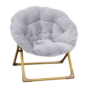 Alamont 23" Mini Folding Saucer Kids' Chair - 1 of 4