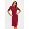 WEST K Women's Darcy Side-Ruched Crew Neck Knit Midi Dress - 4 of 4
