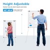 INFURNIC Whiteboard Easel Magnetic White Board Dry Erase Porbable Boards Height Adjustable with Stand for School Office Home, White, 27.6"*1.57"*65.4" - 4 of 4