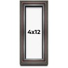 PosterPalooza | Panoramic Shadow Box 1.75" Deep Brown Frame - UV Acrylic, Backing, Hanging Hardware - 2 of 4