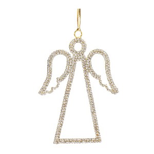 Jeweled Angel Outline Ornament (Set of 12) - 1 of 4