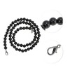 Unique Bargains Faux Pearl Handbag Strap Black 1 Pc - 3 of 4