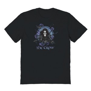 The Crow Men's Blue Crow Short Sleeve Graphic Cotton T-shirt - 1 of 1