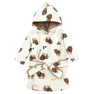 Hudson Baby Mink with Faux Fur Lining Pool and Beach Robe Cover-ups, Wild Buffalo - 1 of 2