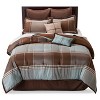 Brown Daniel Comforter Set 8pc - 2 of 3