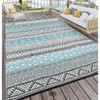 Outdoor Rugs Waterproof Plastic Straw Rug for Patio - 2 of 4