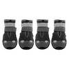 Unique Bargains Pet Footwear Dog Boots Black 4 Pcs - 4 of 4