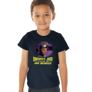Toddler Boys' Star Trek Not A Hair Dresser T-Shirt Navy - 1 of 4