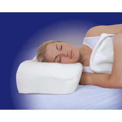 Small White Memory Foam Side Sleeper Pillow