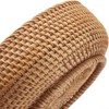 BRINJOY 3-Piece Stackable Round Rattan Basket Set - Natural Woven Storage Bowls for Fruits, Keys, Kitchen Counter (10.2", 9", 7.9") - 2 of 4
