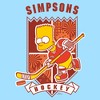 Men's The Simpsons Bart Springfield Hockey Emblem T-Shirt - 2 of 4