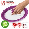 Modern Innovations Universal Pot Cover Lids for 7 to 12-Inch Cookware (Set of 2) - Lavender - 2 of 4