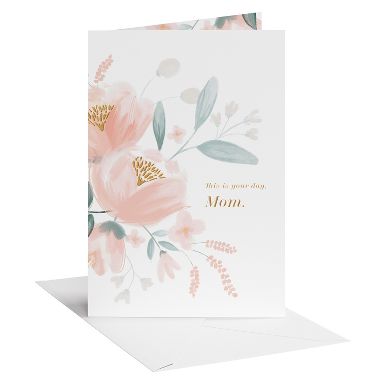 Mother's Day Card for Mom, Happy Moments, Includes Envelope
