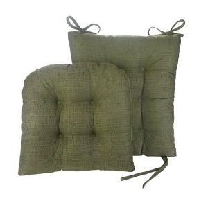 Gripper Tyson XL Non Slip Rocking Chair Cushion Set Include Seat and Back Cushion - 1 of 4