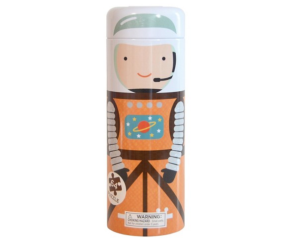 Petit Collage Into the Space Tin Canister Puzzle - 64 Puzzle