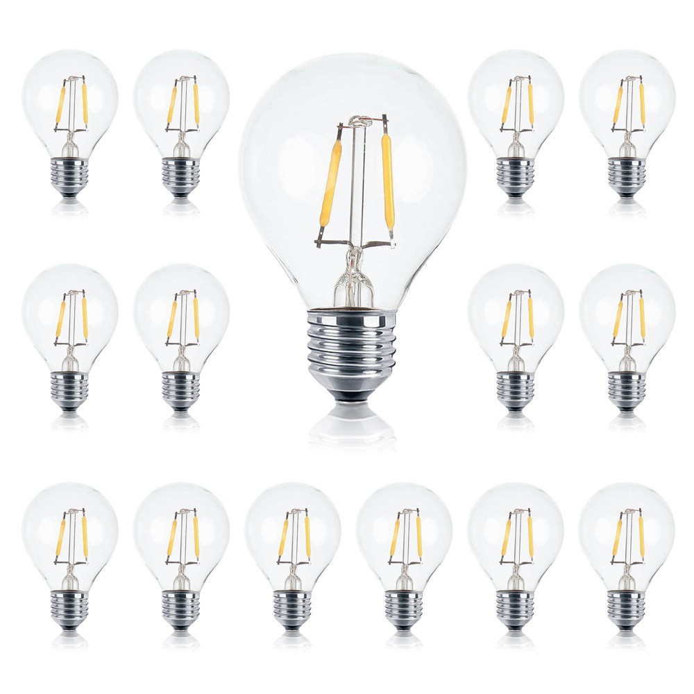 Photos - Light Bulb Brightech AmbiencePro 15-Pack 1-Watt 2700K G40 Dimmable E26 LED Vintage Ed