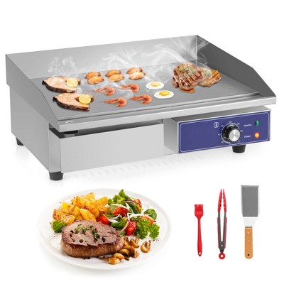 Costway 22'' Commercial Electric Griddle 110v 2000w Flat Top Countertop ...