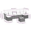 vidaXL Garden Sofa Set Beige - 3 of 4