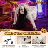 Costway Lighted and Animated Halloween Decoration Animatronic Crawling Woman w/ LED Eyes Indoor Outdoor Halloween Ghost - 3 of 4