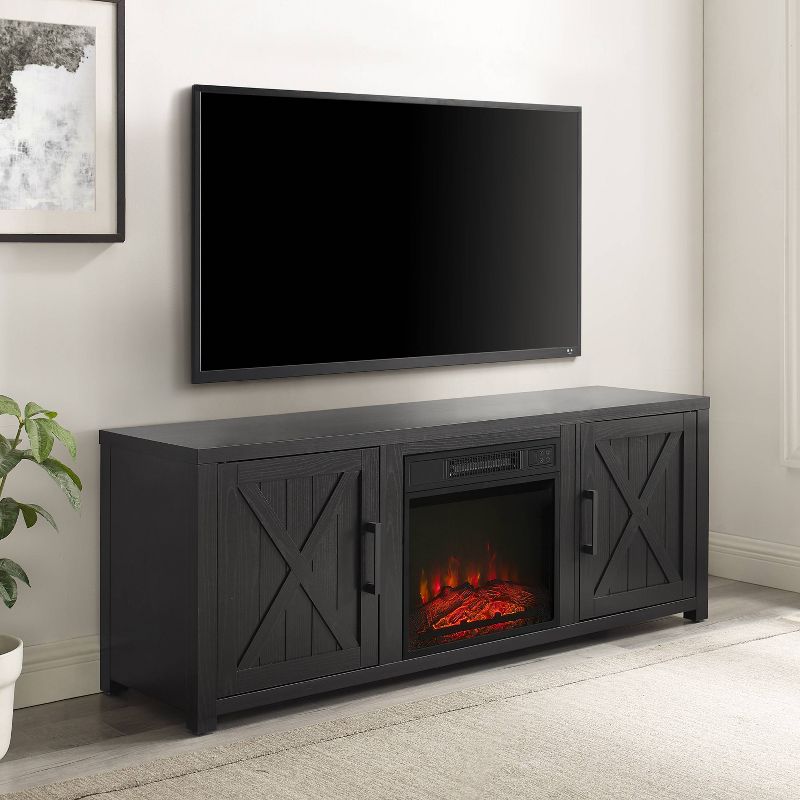 58" Gordon Low Profile TV Stand for TVs up to 65" with Fireplace - Crosley, 3 of 17