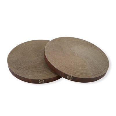 Necoichi Cozy Cat Scratcher Bowl Replacement Pad - 2pk