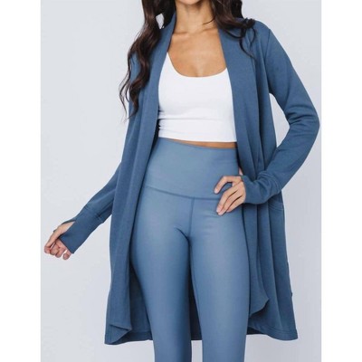 Women's Butter Long Sleeve Open Cardigan - 90 Degree by Reflex