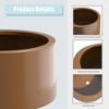 Corten Steel Raised Garden Bed Kit – 15.5" Dia. x 20" H. – Pre-Rusted Planter – Perfect for Outdoor Gardening - 4 of 4