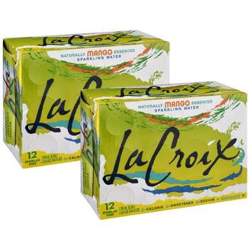 La Croix Mango Sparkling Water - Case of 2/12 pack, 12 oz