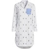 Lands' End Women's Cotton Poplin Long Sleeve Sleepshirt Nightgown - 3 of 3