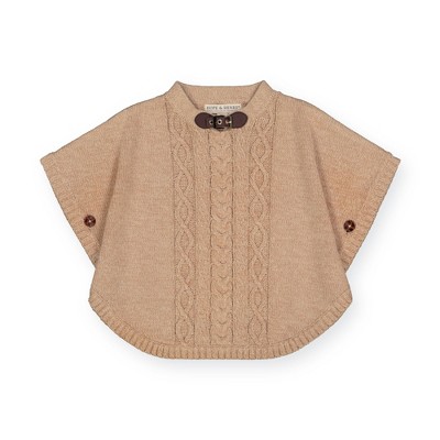 Hope & Henry Girls' Sweater Cape, Infant